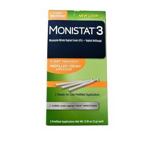 Monistat 3 yeast infection cream new in box